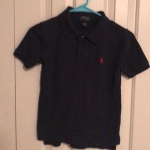 Boys navy polo